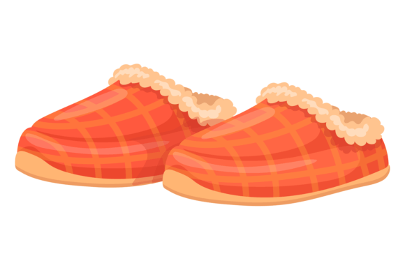Download Cozy Home Slippers. Warm Winter House Sh - Premium Resources