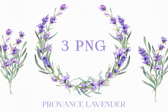 Download Watercolor Lavender Frames, Lavender Png - Watercolor Collection
