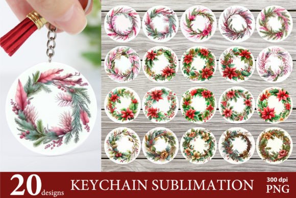 Download Watercolor Wreath Bundle. Christmas Roun - Watercolor Collection