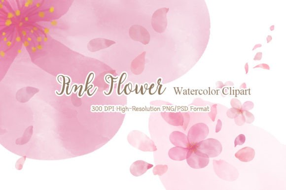Download Cherry Blossom Pink Watercolor Clipart - Watercolor Collection